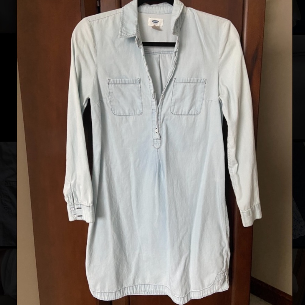 Old Navy Denim Long Sleeve Dress
